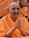  Swamishri in a divine, jovial mood