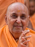  Swamishri in a divine, jovial mood
