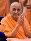  Swamishri in a divine, jovial mood
