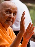  Swamishri in a divine, jovial mood