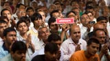  Devotees doing darshan of Swamishri