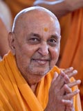  Swamishri in a divine, jovial mood