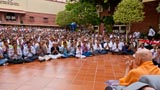 Devotees doing darshan of Swamishri
