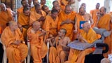  A skit presentation before Swamishri