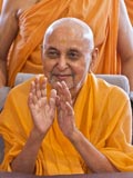  Swamishri in a divine, jovial mood