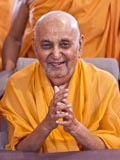  Swamishri in a divine, jovial mood