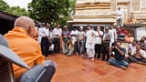  A skit presentation before Swamishri