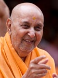  Swamishri in a divine, jovial mood