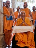  Swamishri in a divine, jovial mood
