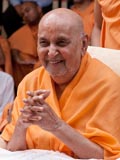  Swamishri in a divine, jovial mood