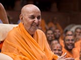  Swamishri in a divine, jovial mood