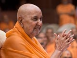  Swamishri in a divine, jovial mood