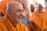  Swamishri in a divine, jovial mood