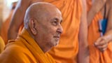  Swamishri in a divine, jovial mood