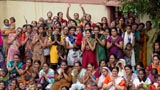  Devotees doing darshan of Swamishri