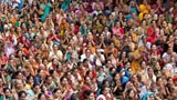  Devotees doing darshan of Swamishri