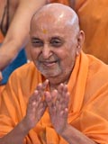  Swamishri in a divine, jovial mood
