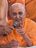  Swamishri in a divine, jovial mood