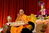  Swamishri during the ravi sabha