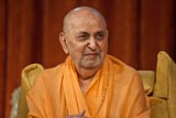  Swamishri in a divine, jovial mood