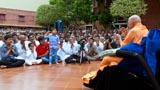  Devotees doing darshan of Swamishri