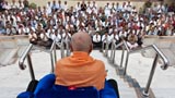  Swamishri bids Jai Swaminarayan to devotees