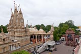  Swamishri in the mandir pradakshina