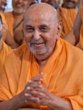  Swamishri in a divine, jovial mood