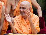  Swamishri in a divine, jovial mood