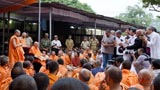  A skit presentation before Swamishri
