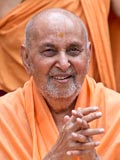  Swamishri in a divine, jovial mood