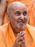  Swamishri in a divine, jovial mood
