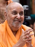  Swamishri in a divine, jovial mood