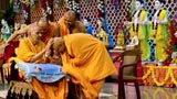  Swamishri blesses Pujya Tyagvallabh Swami
