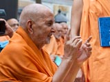  Swamishri in a divine, jovial mood