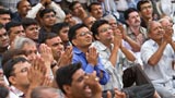  Devotees doing darshan of Swamishri