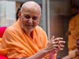  Swamishri in a divine, jovial mood