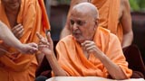  Swamishri in a divine, jovial mood