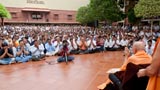  Devotees doing darshan of Swamishri