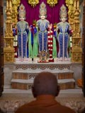  Swamishri engrossed in darshan of Thakorji