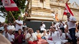 A skit presentation before Swamishri
