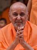  Swamishri in a divine, jovial mood