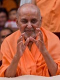  Swamishri in a divine, jovial mood