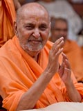  Swamishri in a divine, jovial mood
