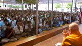  Devotees doing darshan of Swamishri