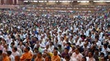  Devotees during the sabha