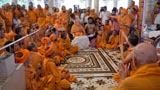  A skit presentation before Swamishri