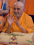 Swamishri in a divine, jovial mood