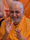  Swamishri in a divine, jovial mood