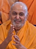  Swamishri in a divine, jovial mood